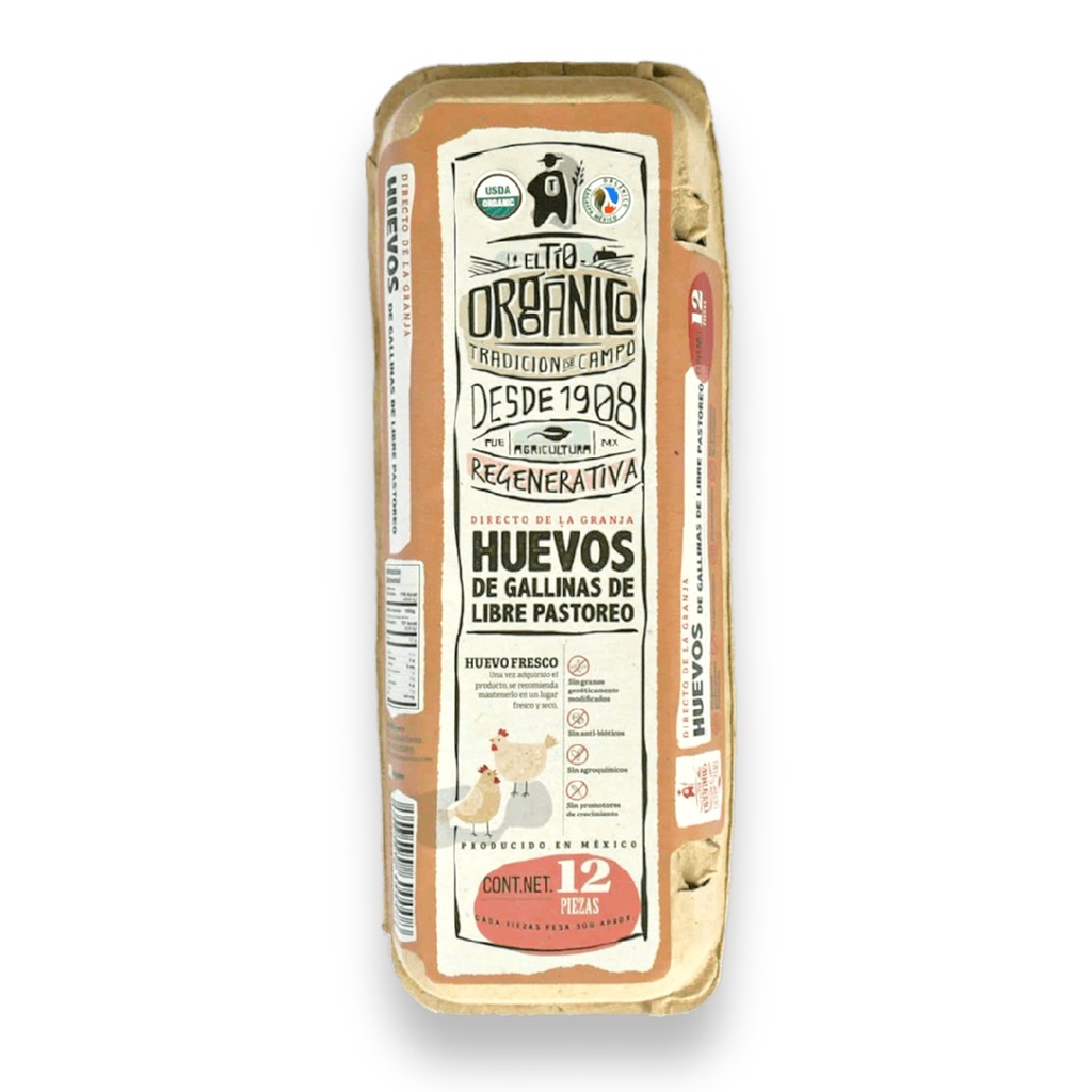 Huevo 12pz (El tío Orgánico)