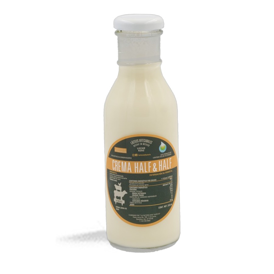 Crema Half & Half A2A2 360ml (La Factoria)