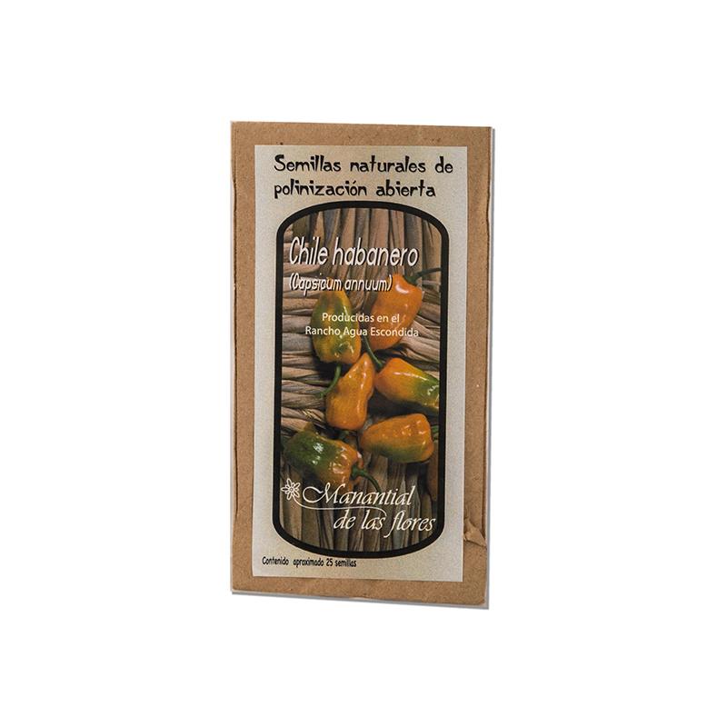 Semilla chile habanero (Manantial de las flores)