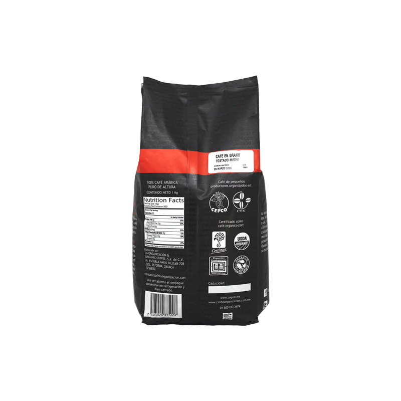 Cafe organico 1kg (La organizacion)