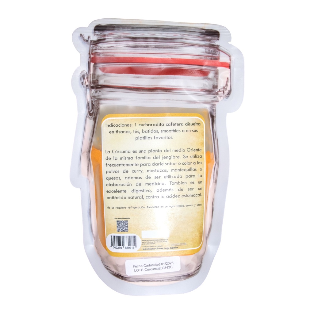 Curcuma Org en Polvo 150 g  (Natures Blessings)