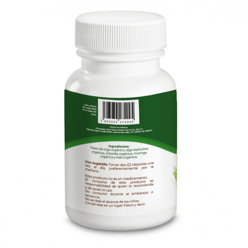 Capsulas viverde 100 pzas (Sabia madre tierra)