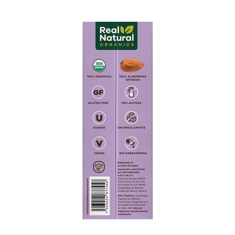 Bebida de Almendra Org GF 1 L (Real Natural)