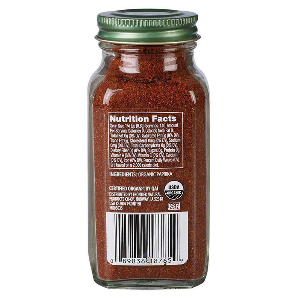 Paprika en Polvo Org 84 g (Simply Organic)