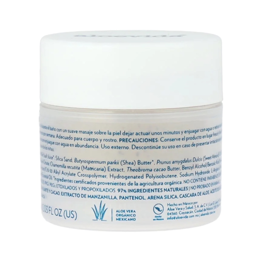 Exfoliante Facial y Corporal 74% Aloe 60 g (Aloe Vida)