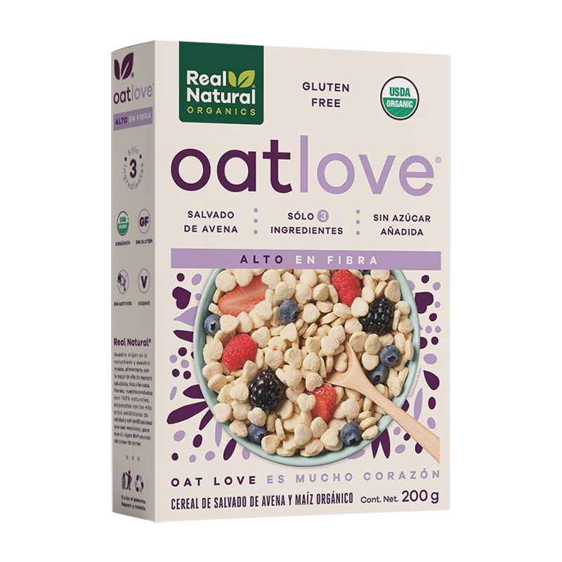 Cereal de Avena Organico Oat Love 200g (Real Natural)