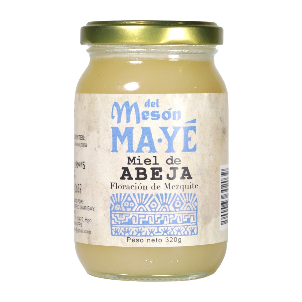 Miel de Abeja Orgánica 320 g Del Mesón MaYe