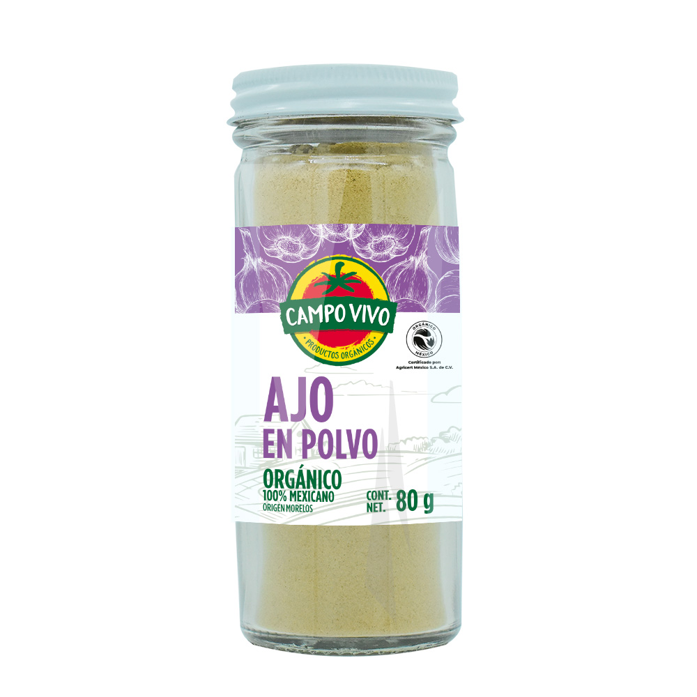 Ajo en polvo 80g (Campo Vivo)
