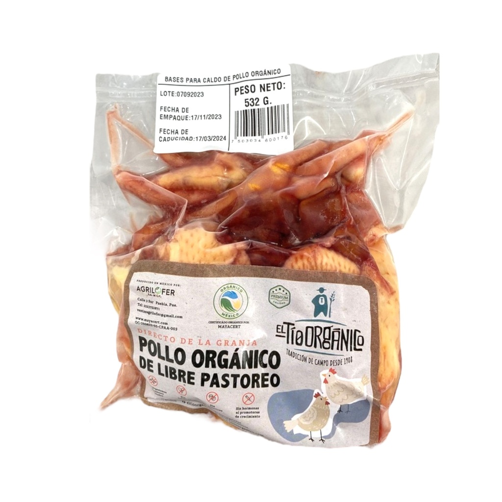 Base para Caldo de Pollo Orgánico Kg (El Tío Orgánico)