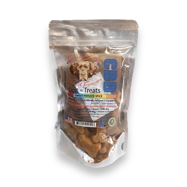 Premio para Perro CBD 75mg Camote Dulce 15pz (Beary Brown)