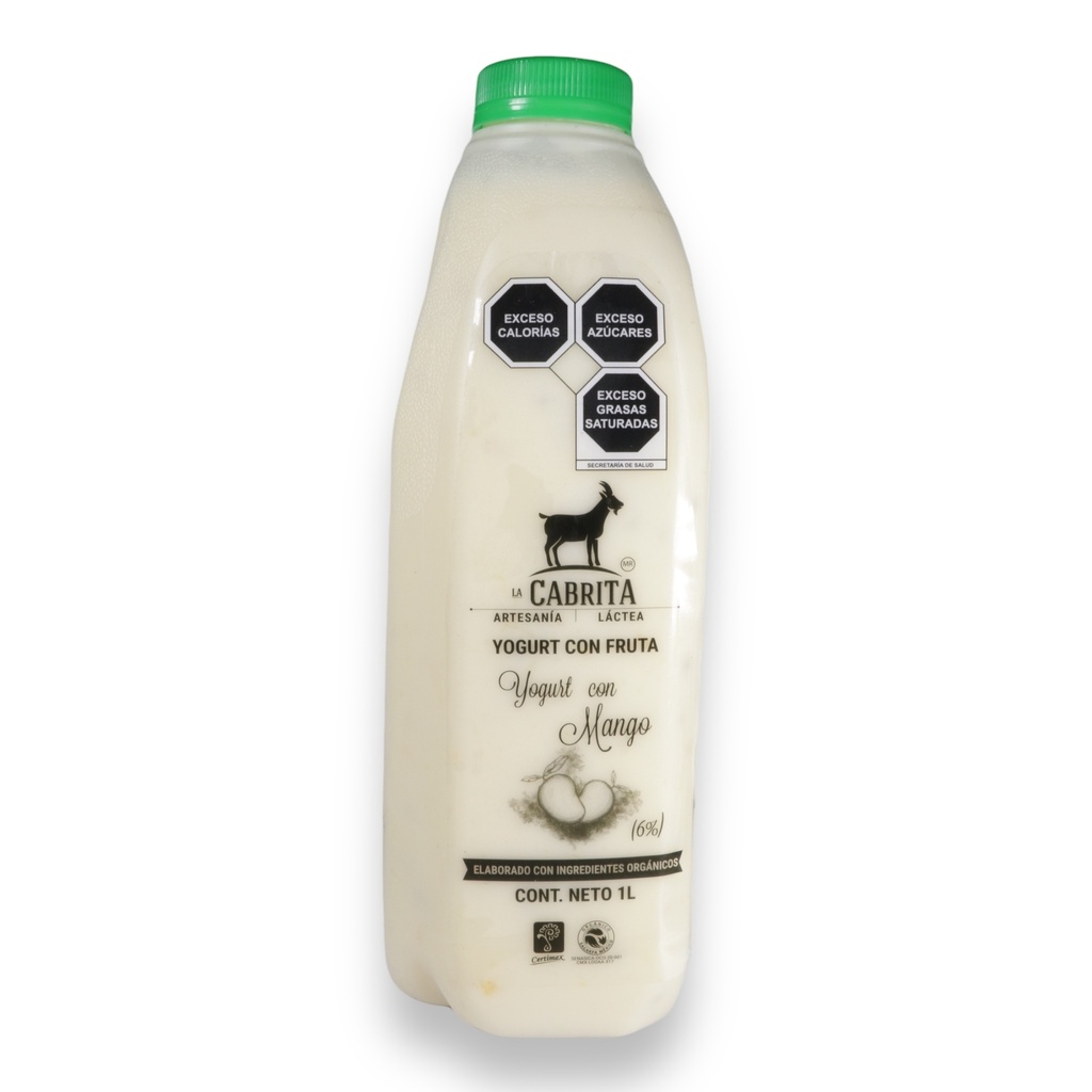 Yogurt cabra Mango 1 litro (La Cabrita)