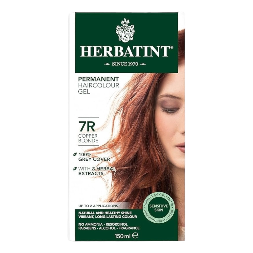 Tinte Herbal Rubio Cobrizo 7R (Herbatint)