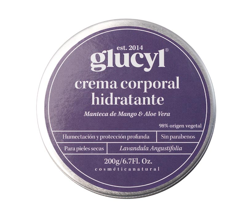 Crema Corporal Hidratante de Lavanda 200 g (Glucyl)