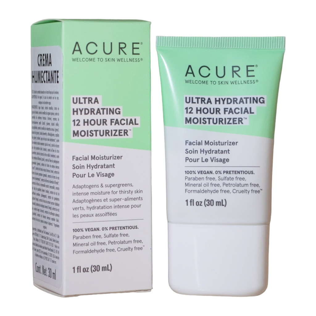 Ultra Hydrating 12-hour Facial Moisturizer 30ml (Acure)
