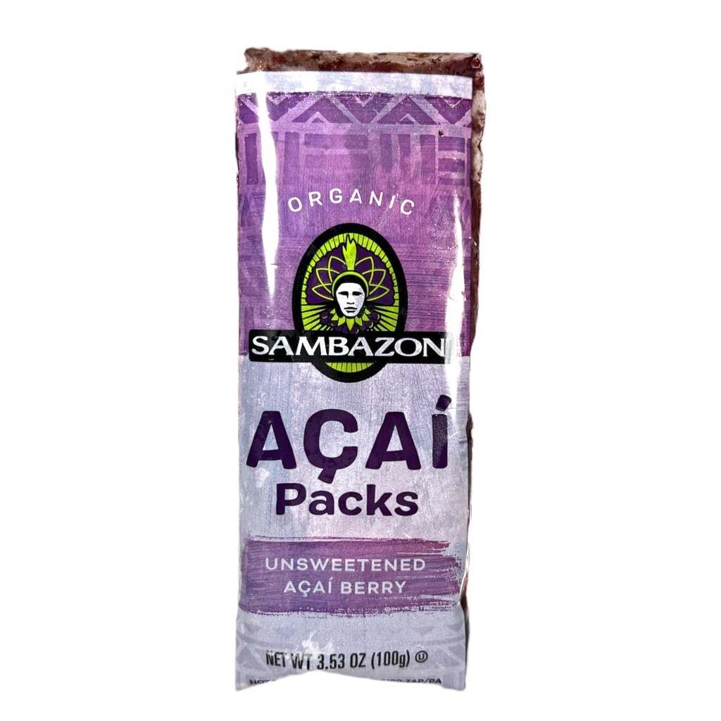 Acai congelado sin azúcar 100 g Sambazon