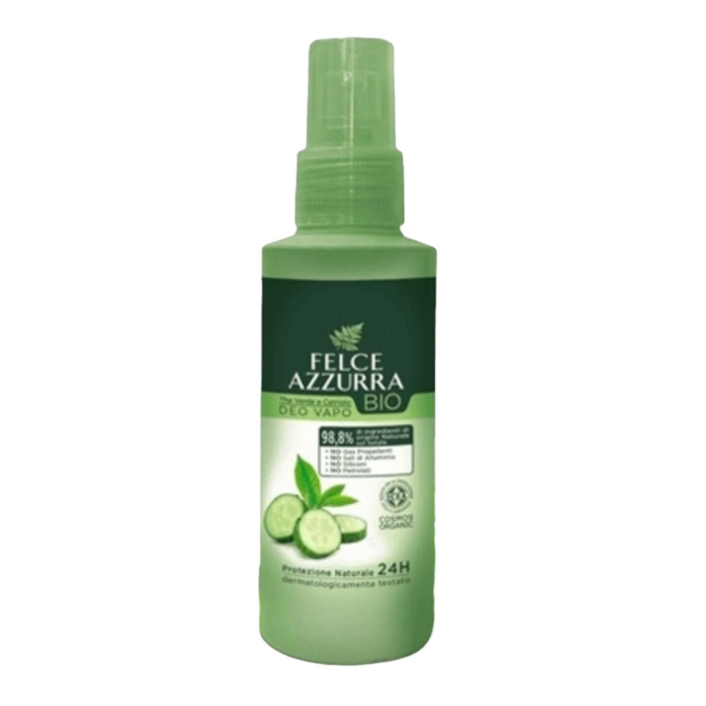 [8001280031182] Desodorante corporal de Té verde y Pepino 75ml (Felce Azzurra)
