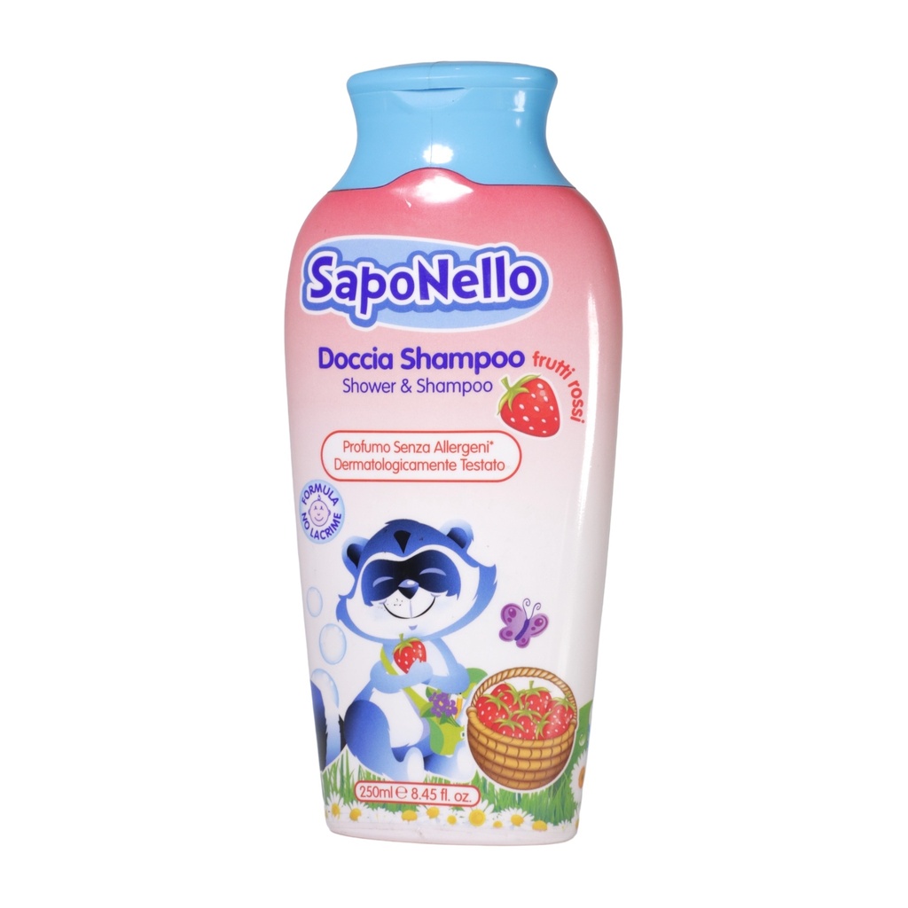 Gel de ducha Infantil de Fresa 250ml (SapoNello)