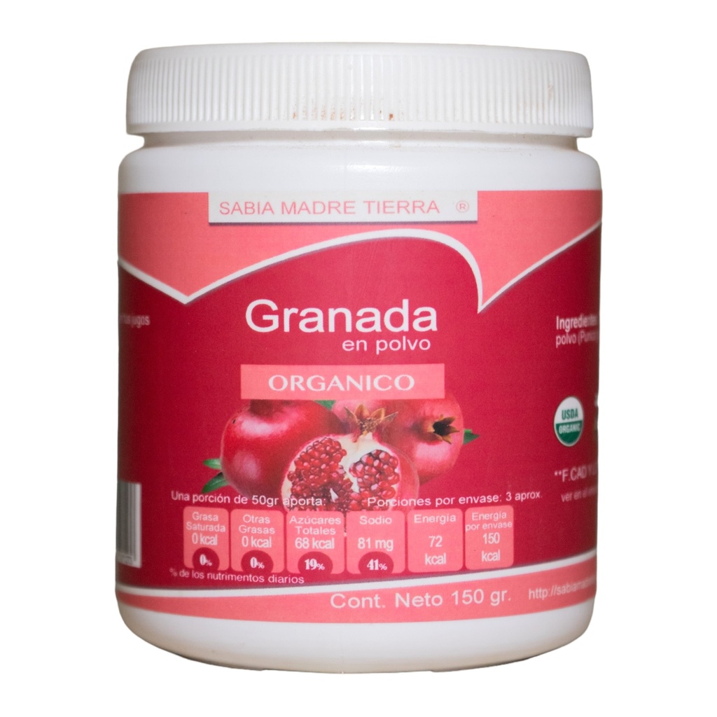 Granada en polvo 150gr (Sabia Madre Tierra)