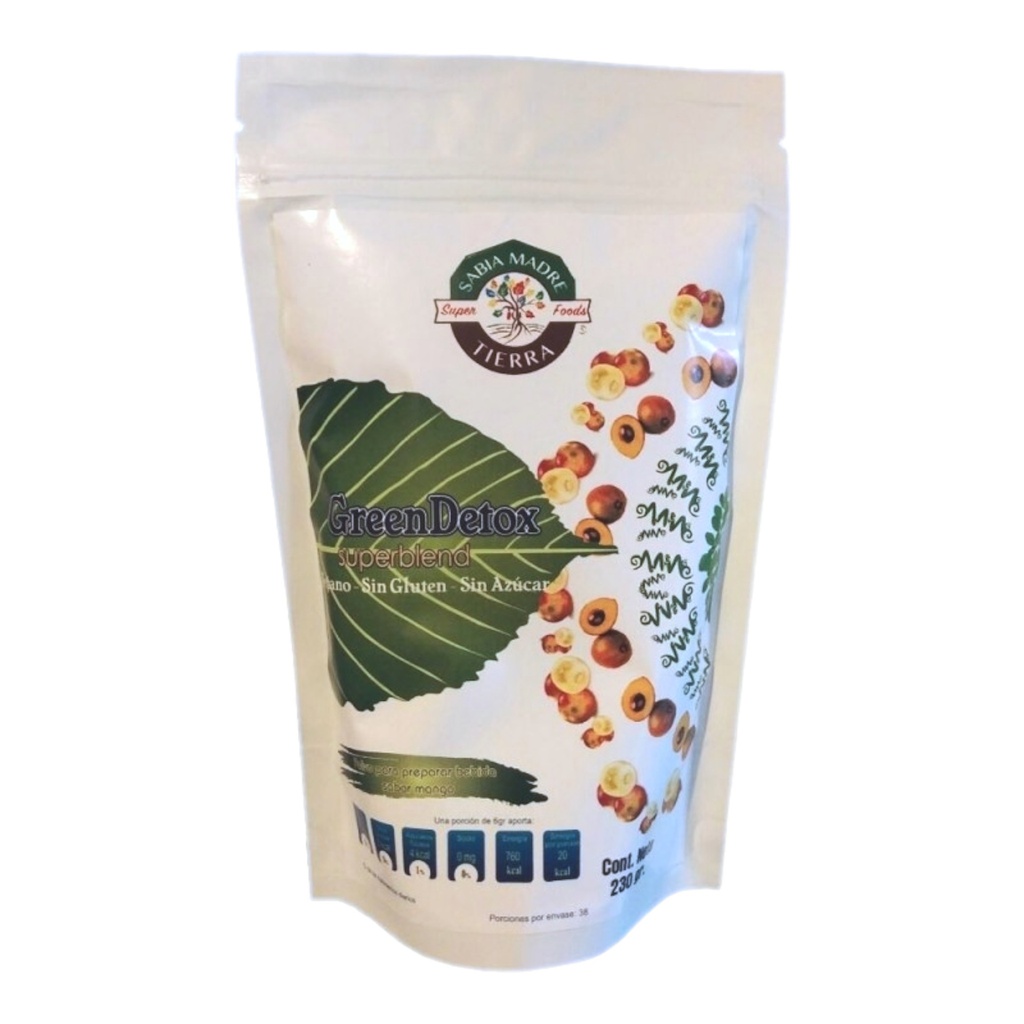 Green DETOX SUPERBLEND 230g (Sabia Madre Tierra)