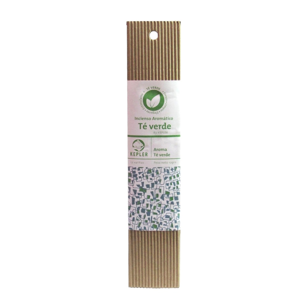 Incienso Té Verde (Kepler) 12pzs-12g