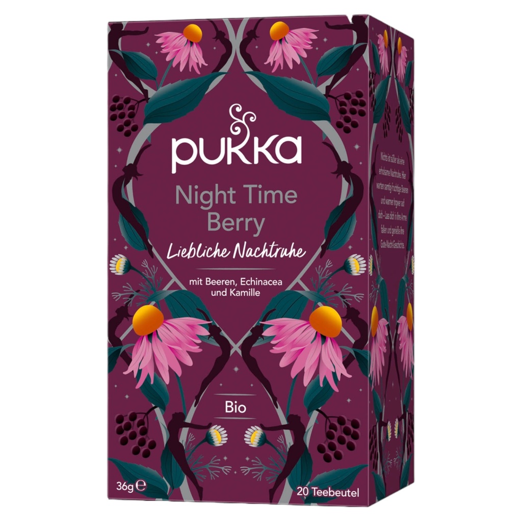Té Night Time Berry Org 20 bolsas 36g (Pukka)