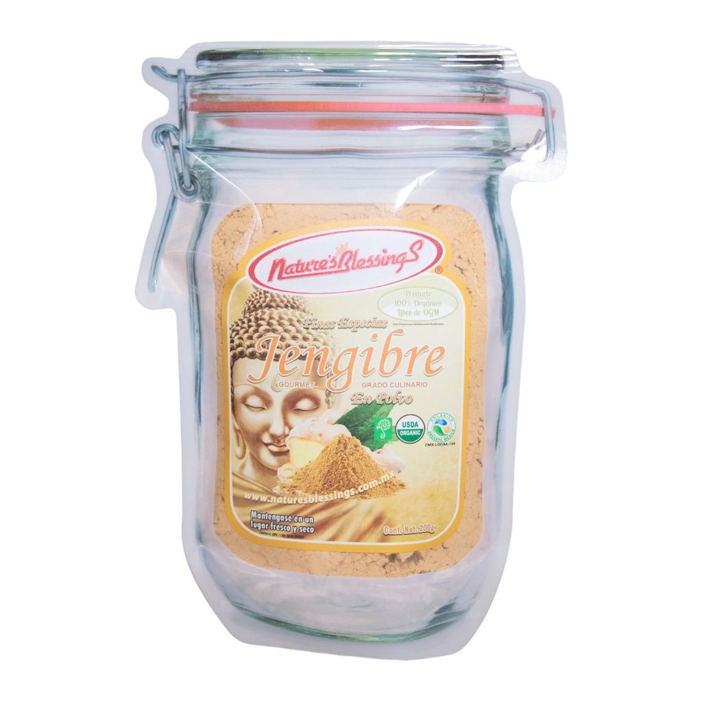 [7502280880622] Jengibre orgánico en polvo 150g (Natures Blessings)