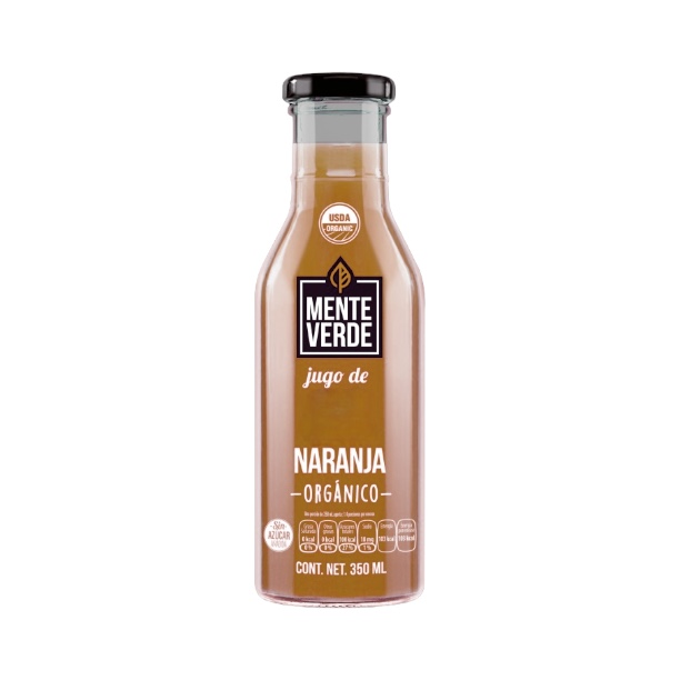 [7503013909351] Jugo de Naranja 350ml (Mente Verde)
