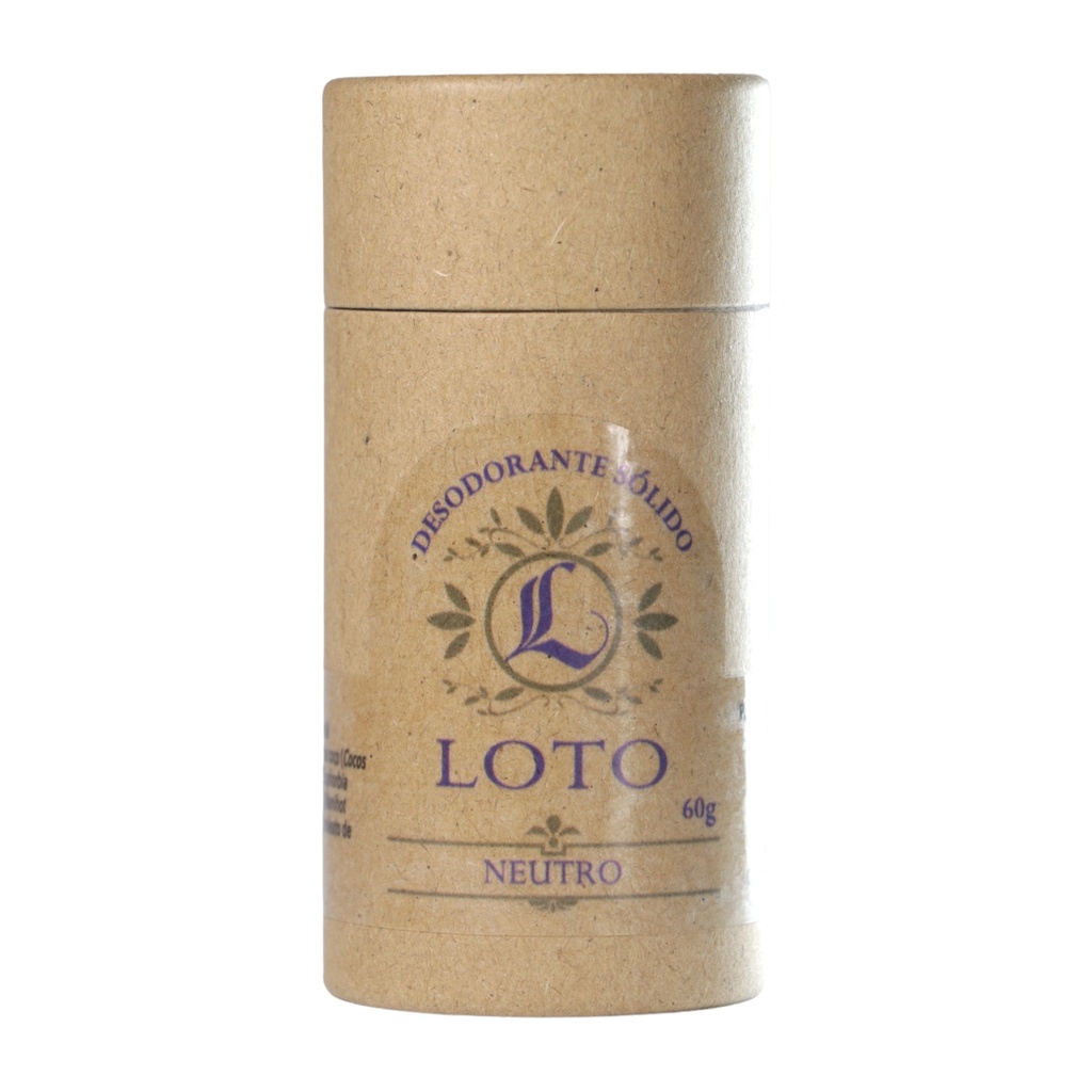 Loto Desodorante Neutro 60g (Weesdom)