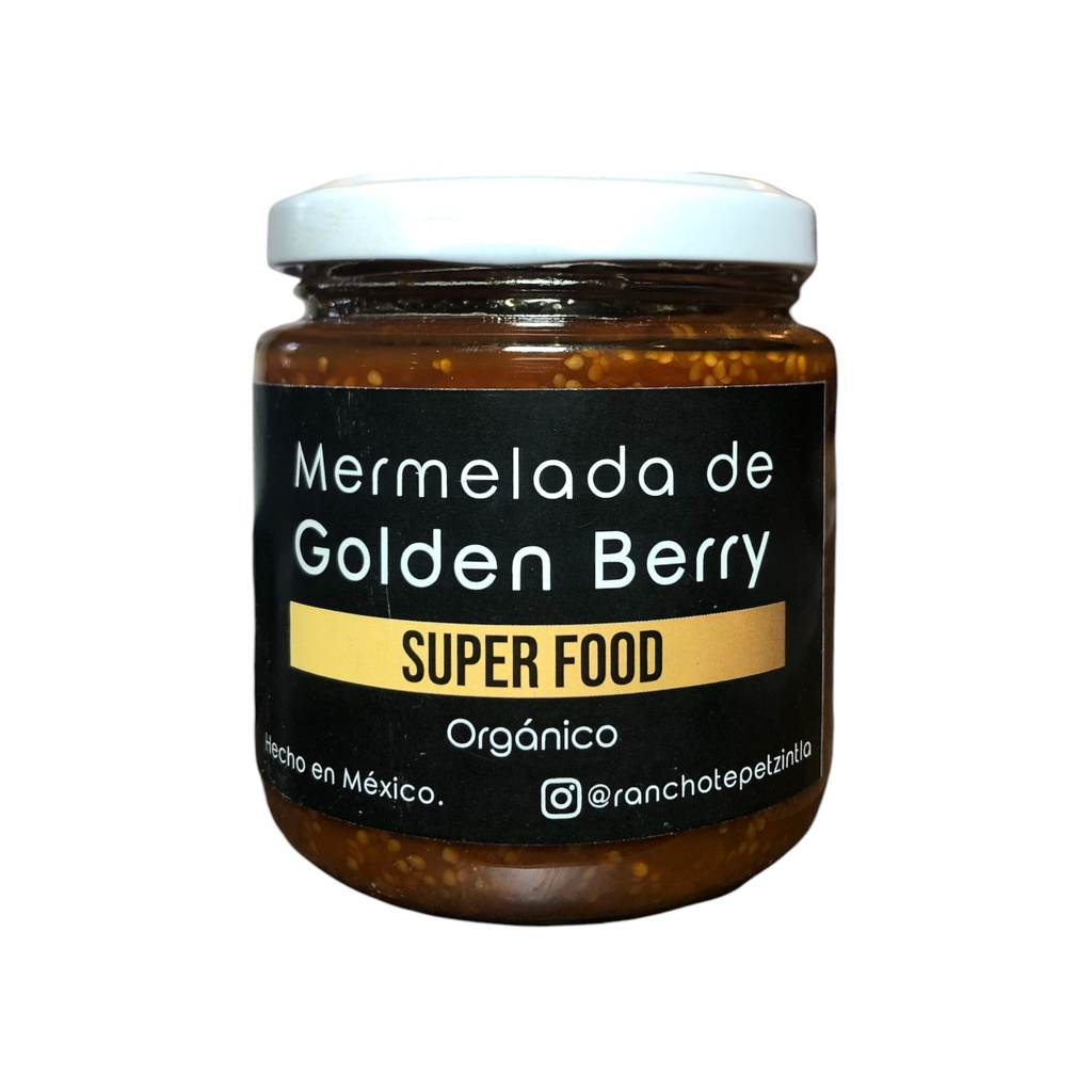 Mermelada de Golden Berry Orgánica 7 oz Rancho Tepetzintla