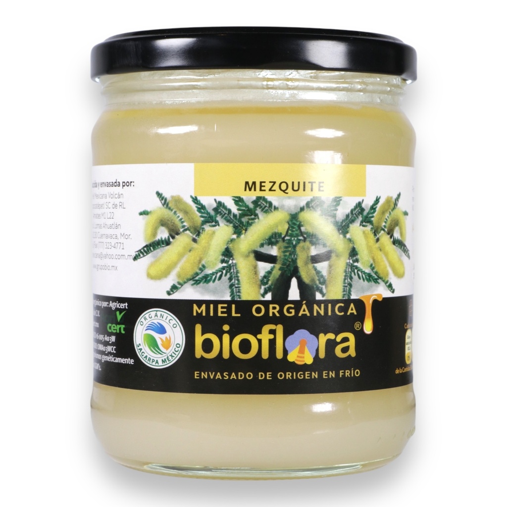 Miel de Mezquite Orgánica 550 g Bioflora