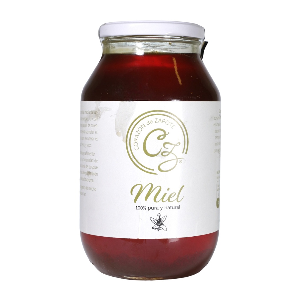 Miel de Abeja Orgánica 1.27 kg Corazón de Zapote