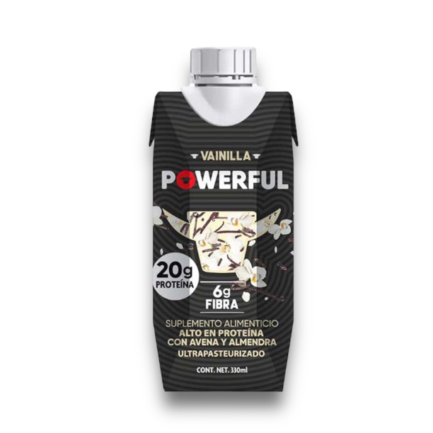 Proteina sabor Vainilla a Base de Plantas 330ml (PowerFul)