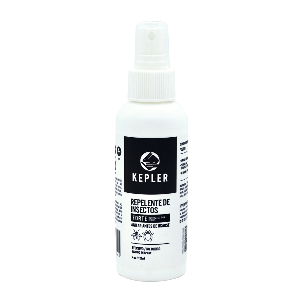 [742832188258] Repelente Forte 120 ml cedro y IR3535 (Kepler)