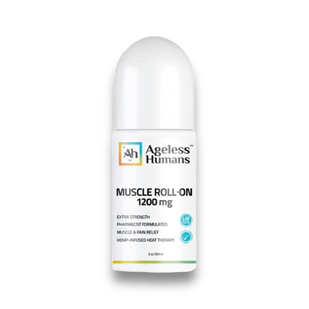 Roll On Muscular CBD 1200 g 90ml (Ageless Humans)