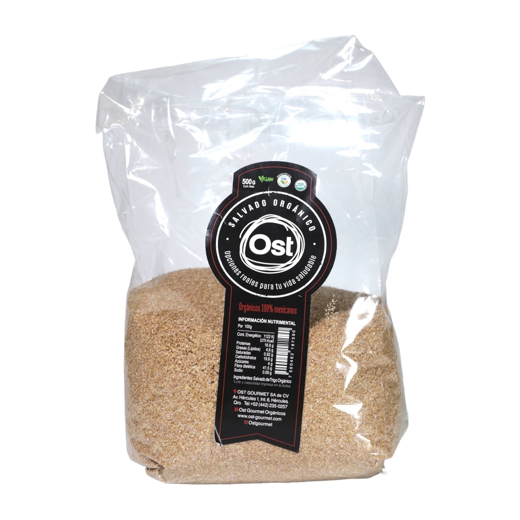 Salvado de trigo Orgánico 500 g (Ost Gourmet)