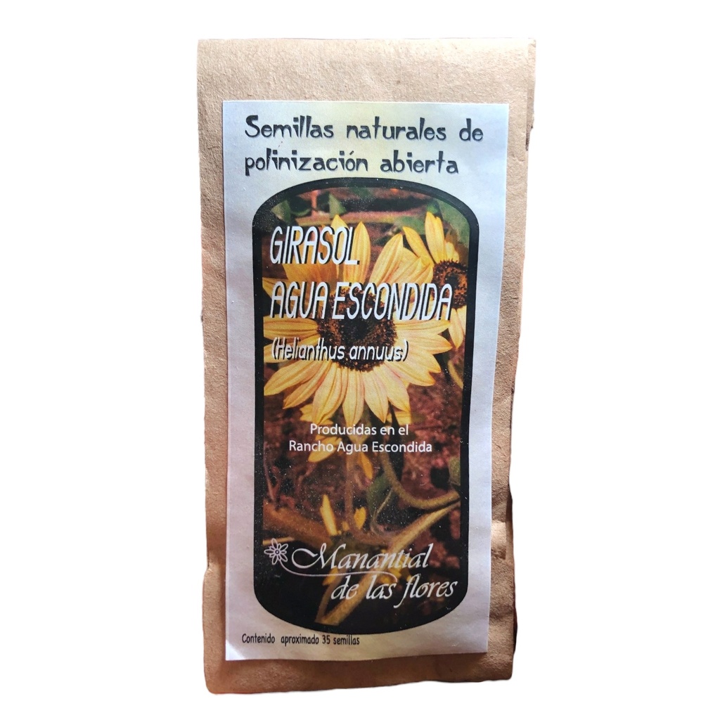 Semilla de Girasol Agua Escondida (Manantial)