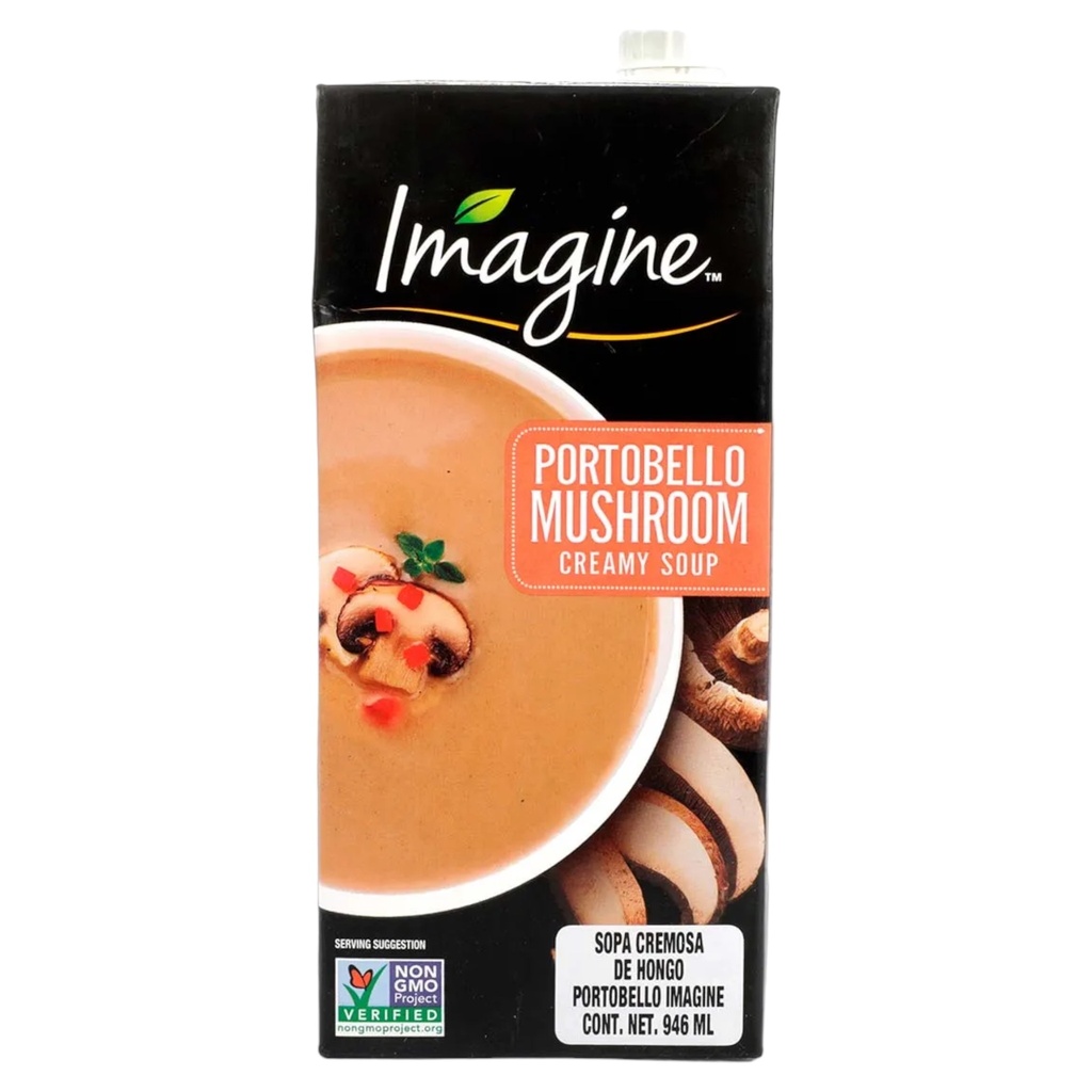 Sopa de Hongo Portobello Org 946 ml (Imagine Foods)