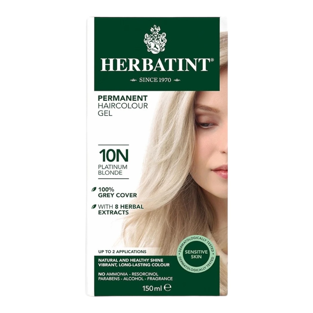 Tinte Herbal Rubio Platino 10N (Herbatint)