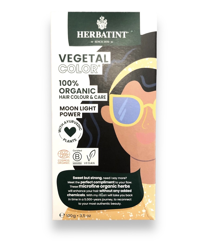 Tinte Vegetal Color  Negro 100g (Herbatint)