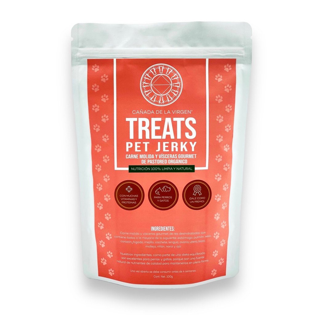 Treats Premios Carne Molida y Visceras 100g (Cañada de la Virgen)
