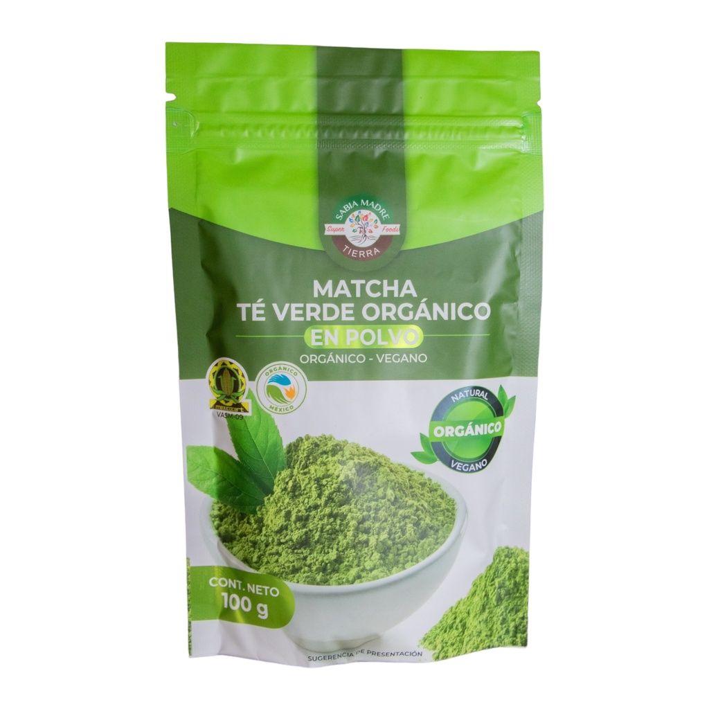 [7503034274667] Té Matcha Orgánico 100g (Sabia Madre Tierra)