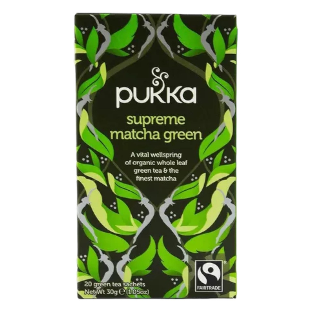 Té Supreme Green Matcha 20 sobres (Pukka)