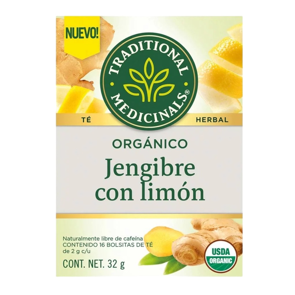 Té de Jengibre c/ Limón 16 sobres (Traditional Medicinal)