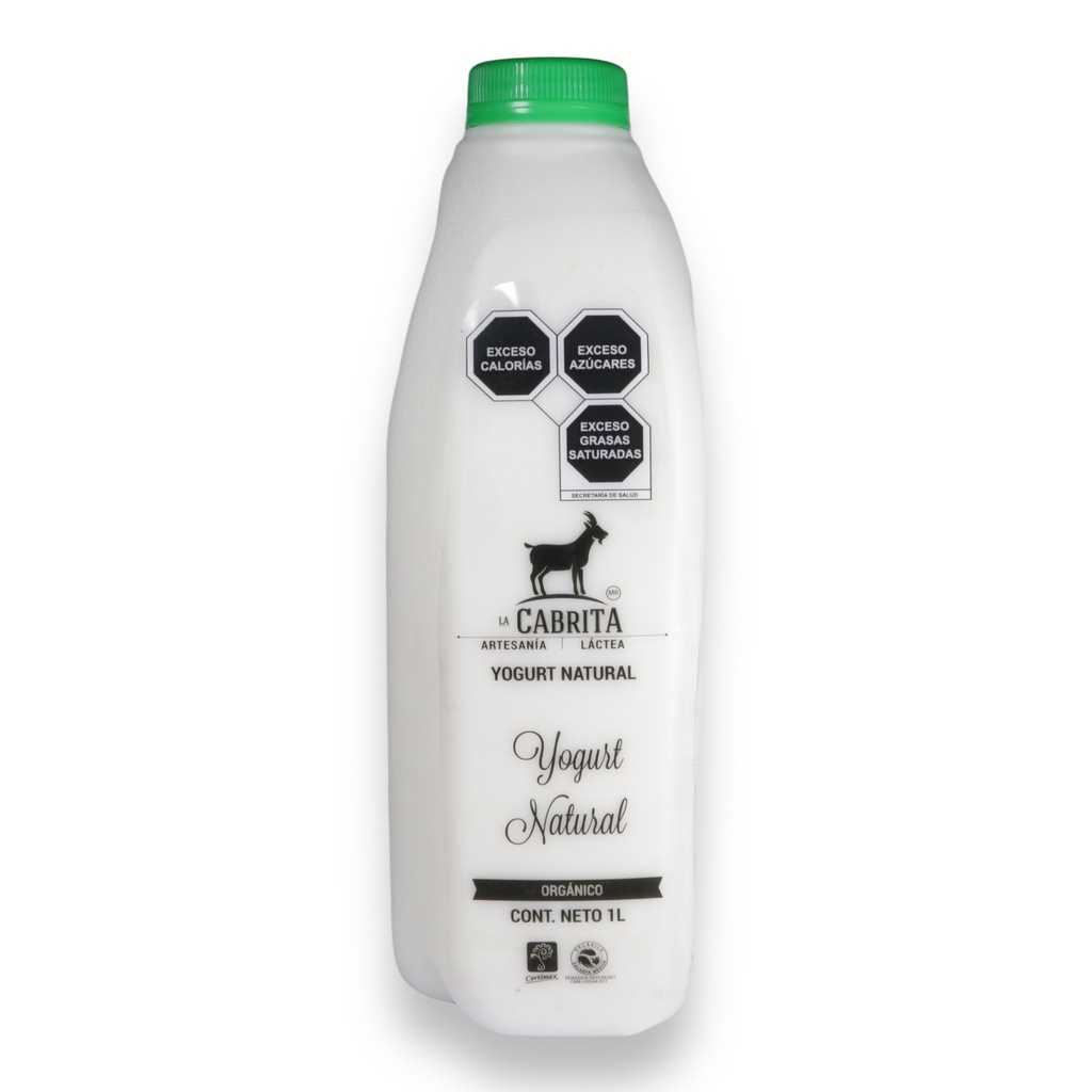 [7503009134040] Yogurt cabra Natural 1 litro (La Cabrita)