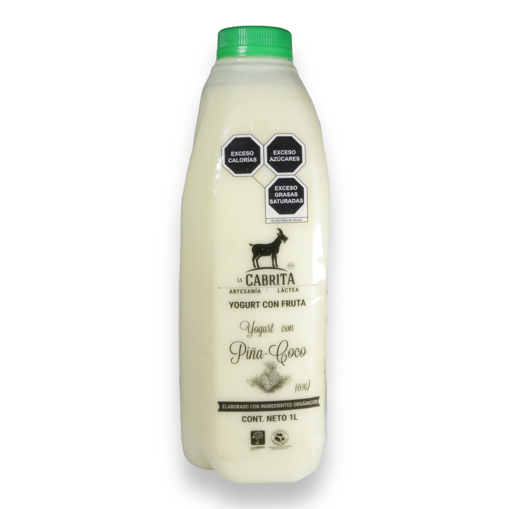 Yogurt Cabra Piña Coco 1L (La Cabrita)