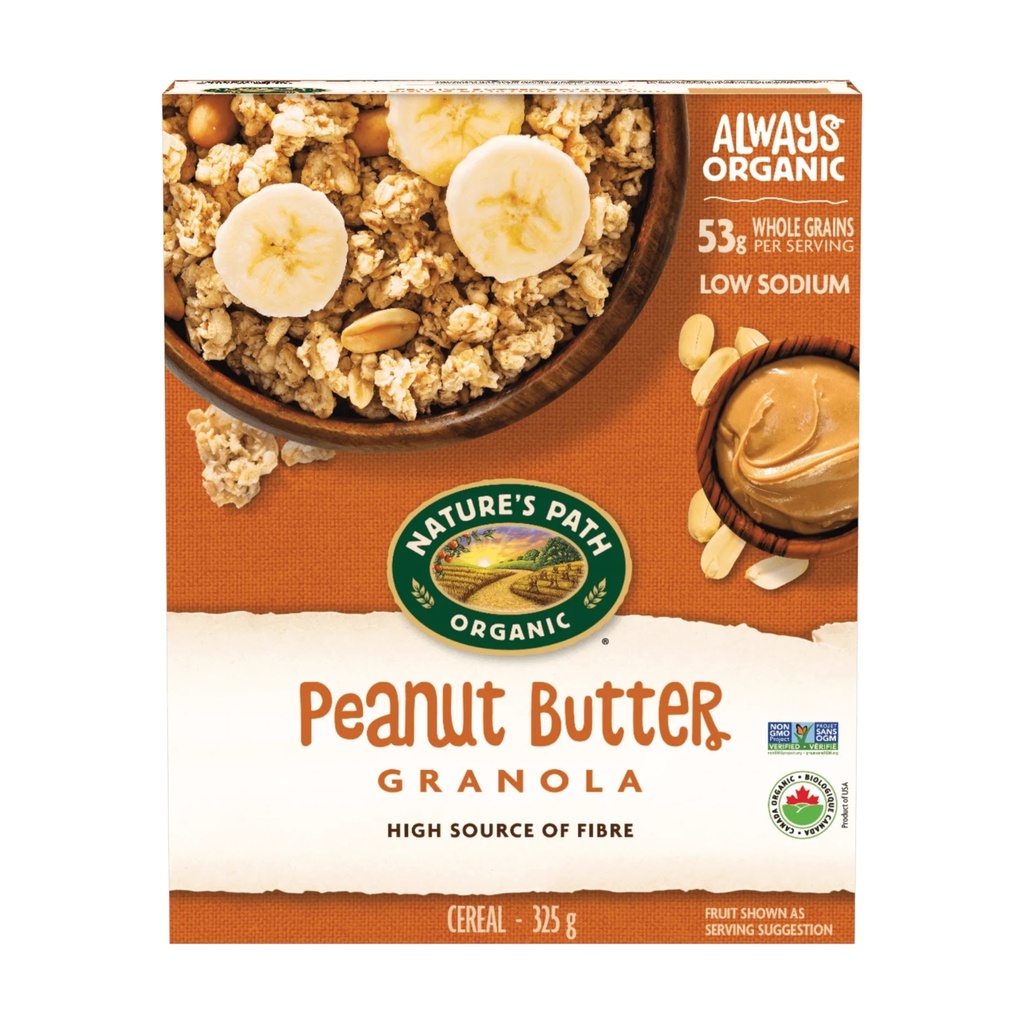 [058449890096] Granola con Mantequilla de Cacahuate 325 g Nature’s Path