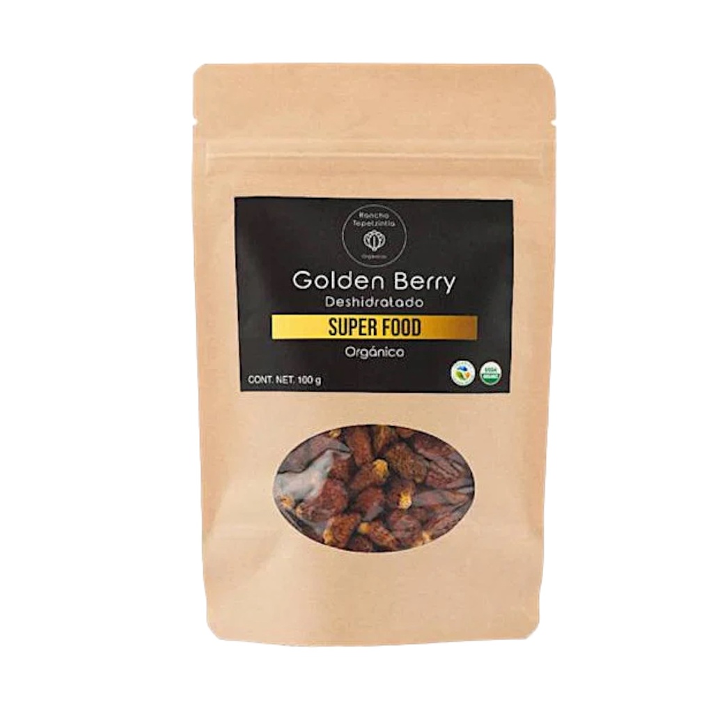 Golden Berry Deshidratado 100g (Rancho Tepetzintla) 