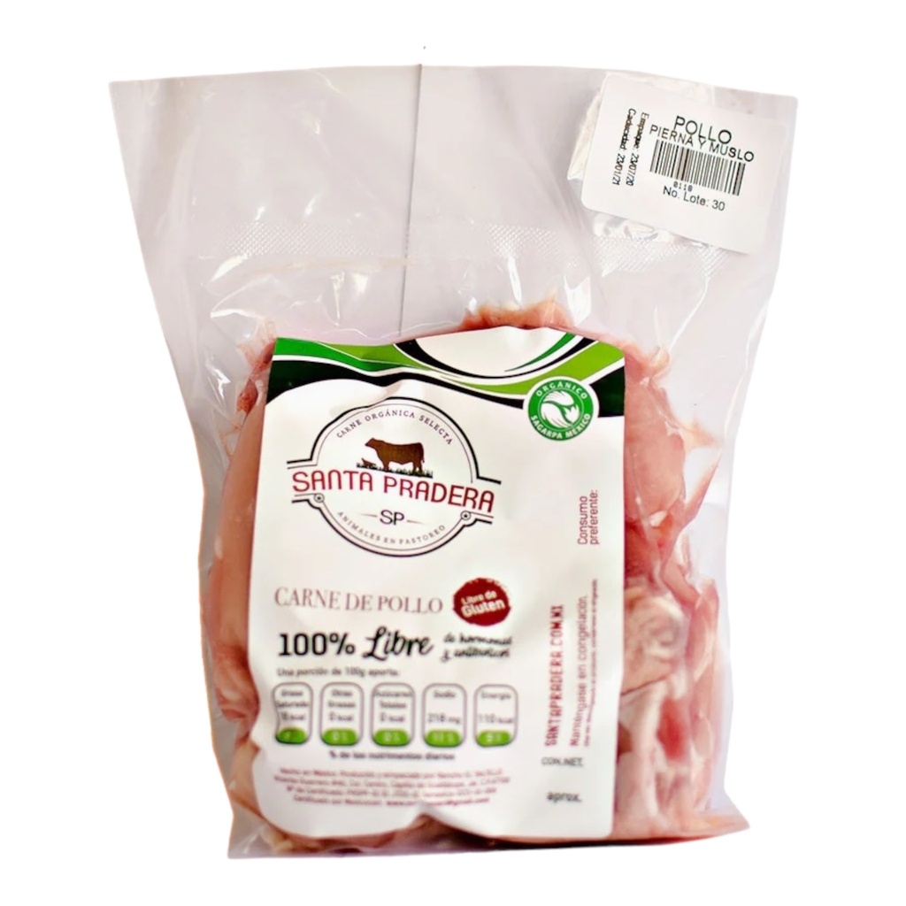 Pierna con Muslo Pollo 550g (Santa pradera)