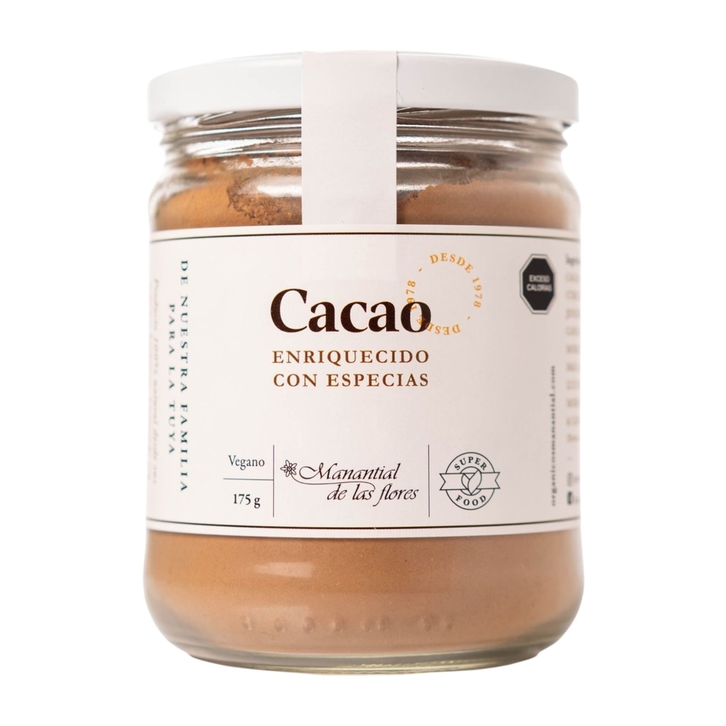 Cacao con Especias 175g (Manantial de las Flores)