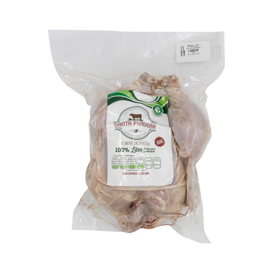 Pollo entero Orgánico KG (Santa Pradera)